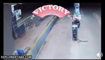 Not watching where you're going, but also why the hell was that even open