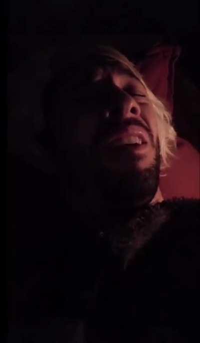 Even on his death bed...