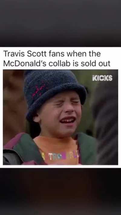 When the McDonald’s collab is sold out