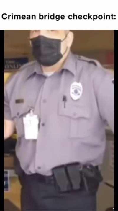 I can be trusted on the Crimean bridge 👹