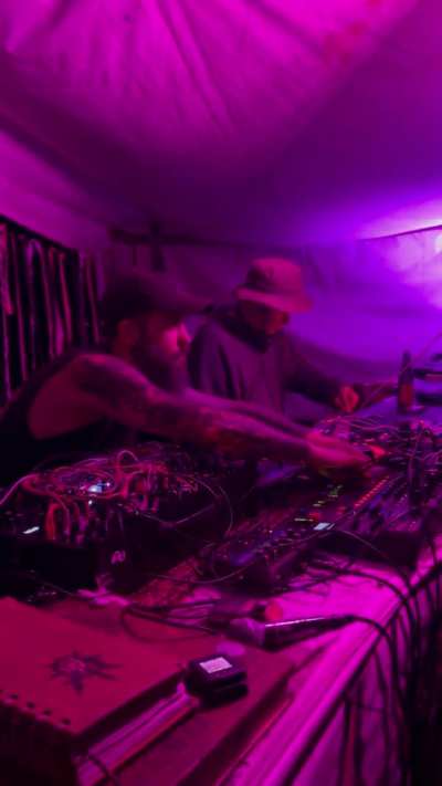 Teknival forest Russia