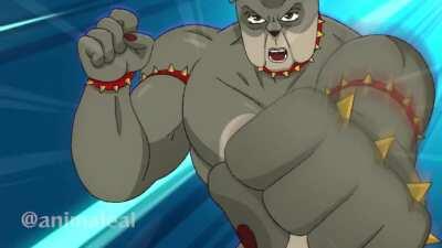 Tom and Jerry but in JoJo style - if this gets to pewds I'll animate him in phineas and ferb style, or whatever style he prefers.