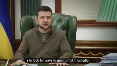 President Zelensky's Latest Address. 11/03/22. Duration 12m17. English Subtitles.
