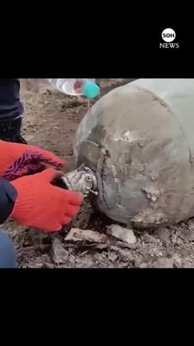 Bomb Disposal by Ukrainian Army 