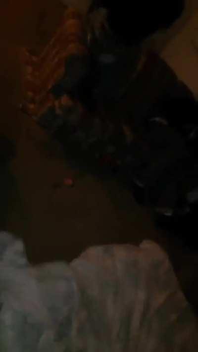 Got trapped and attacked while my kid was there.