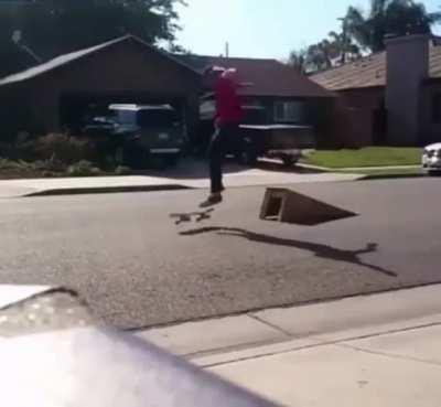 Trying to use a homemade ramp