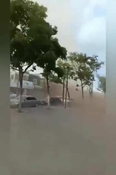 Tornado el día jueves en Guamúchil Sinaloa