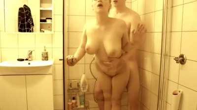 Huge Sexy Tits Babe Amateur Sex In Shower Porn