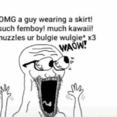 oMg A gUy WeArInG a SkIrT