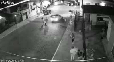 Idiot makes a u-turn