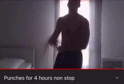 Punches for 4 hours non stop