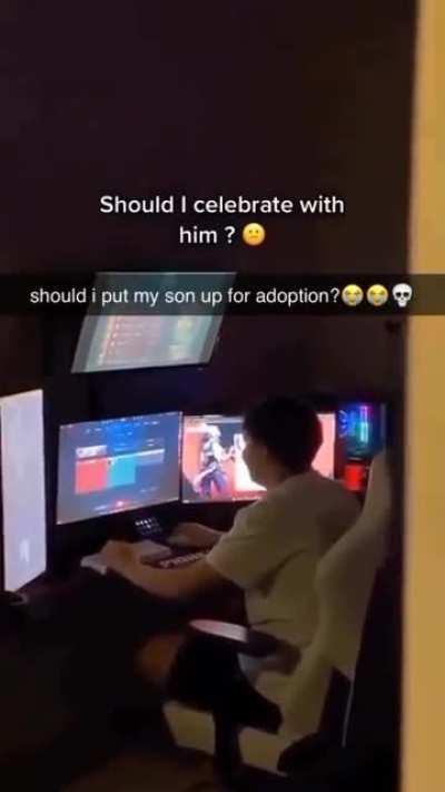 My parents filmed me celebrating New Years