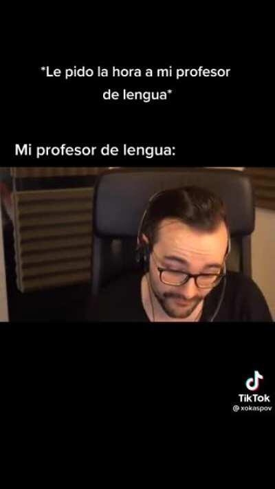 Profesor de lengua 😡