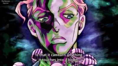 [OC] Killer Queen has already touched your clothes.