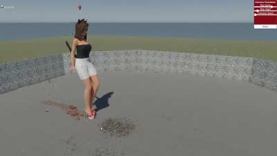 Universal Giantess - Catgirl Sabina in Stomp Pit