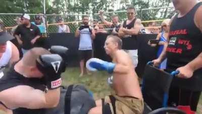 Бойцовский клуб на колясках...?