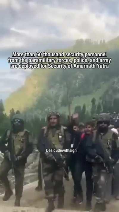 Indian Army protecting Amarnath Yatra🕉️🪷 from peaceful community💥
