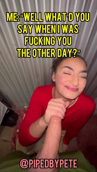 Arbitrary rules of a cheater: Fine with cheating on camera but won’t say she likes my cock better? Hmm, lol…(until she does 😉)