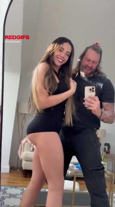 I would be glad if u follow my friend on IG for more nudes. Link below