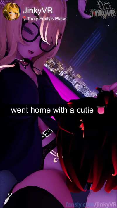 🐇Slut goes back home with tootyfruityvr after the club~🪩