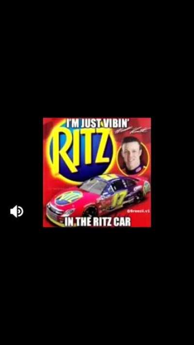 im just vibin in the ritz car