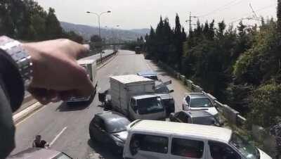 Lebanese holding corruptors and politicians accountable for the economical crisis and the hyperinflation. /s