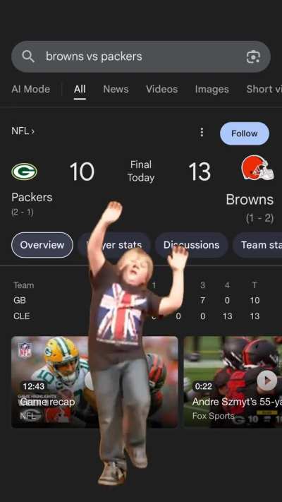 Browns fan here, I cum in piss