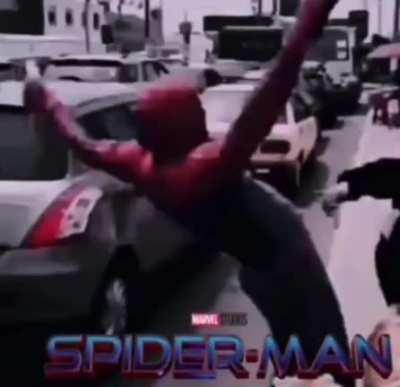 Spiderman, spiderman, does whatever a spiderman does