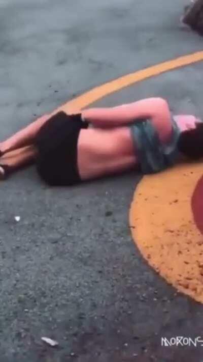 WCGW skating down a slide