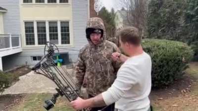 Let someone shoot my bow like an idiot… guess what happened next