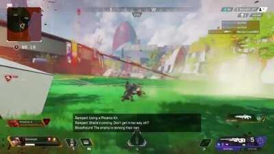 Rampart's Finisher in First Person POV