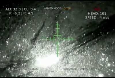 Drone with Thermal Camera Drops Three Bombs on a Russian Self-propelled Artillery Piece