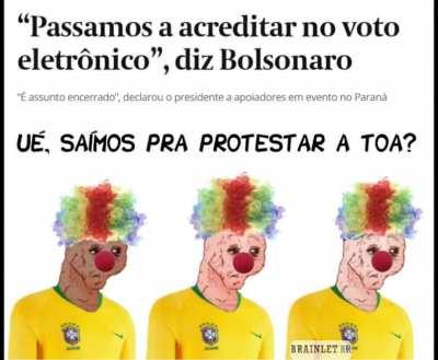 Gado sendo feito de trouxa pelo mito mais uma vez KKKKKKKKKKKKKK