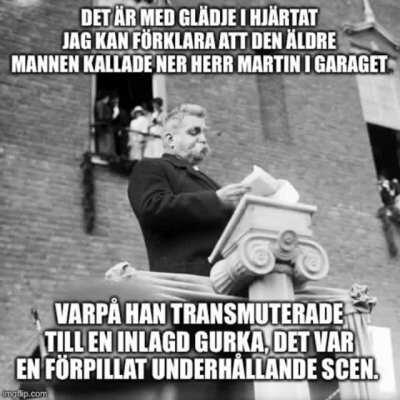 Omg Jalmar Brating inlagd gurk Rick!