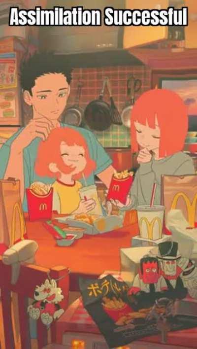 Now we just have to get them to speak English