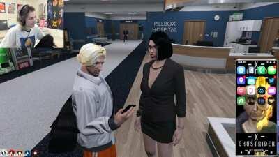 xQc shows his true conversation skills on NoPixel