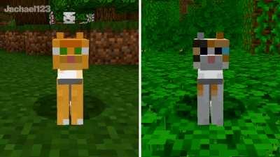 I recreated the Cat music disc with only Minecraft cat noises!