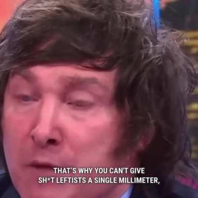 We need a Javier Milei in the United States. 