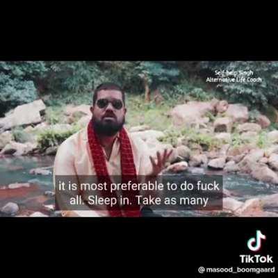 Focus on what's important. Wisdom from Self-help Singh: