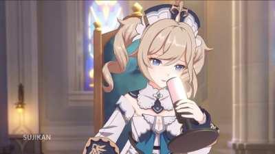 Barbara singt ein lustiges kleines Lied