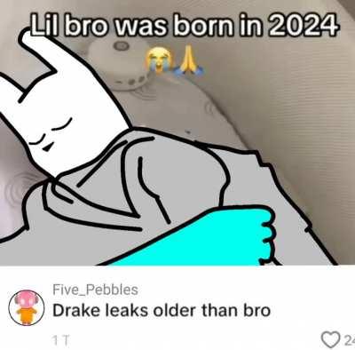 Lil bro was born in 2024 😭🙏 [FIXED]