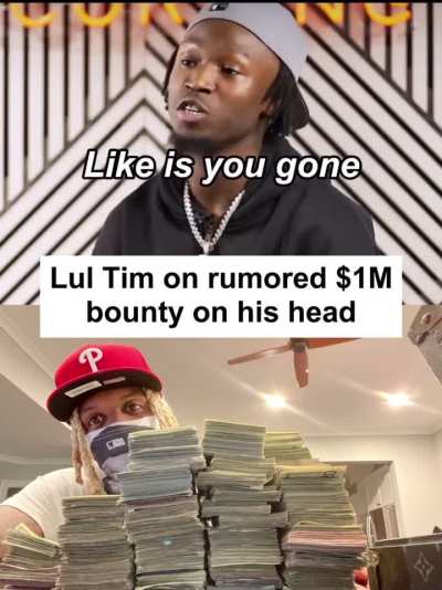 Vons Killer Tim says he not afraid because of the 1 million bounty on his head. But  seriously who's going to pay it anyway?