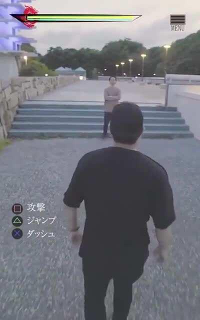 This would be impressive after several takes