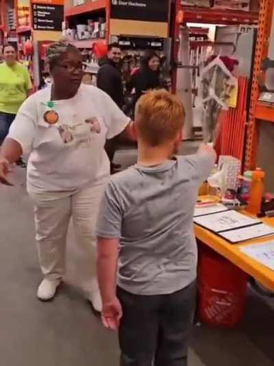 Surprising her with flowers on her birthday 