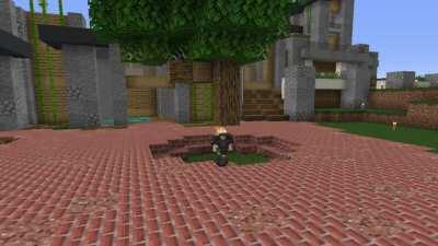 My friend kept cutting down my tree, so I left them a present and managed to capture it in replay mod