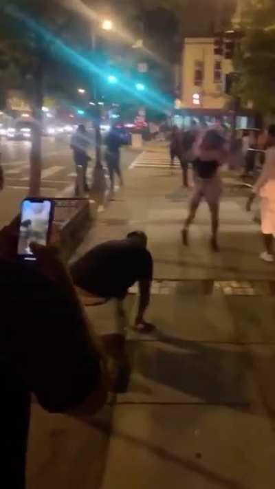 Transwoman beats transphobic guy