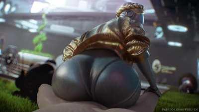 Ballerina riding hard (B1yck)