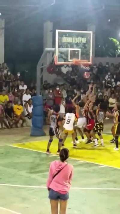 Erm, basketball, chaos (noise warning)