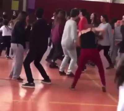 She is fearless with her moves.