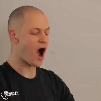 Anti-drowsy device that keeps you awake with M&Ms.⠀